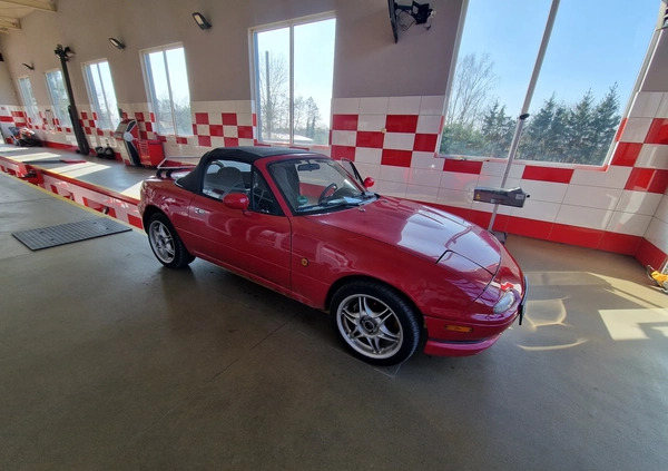 Mazda MX-5 cena 32000 przebieg: 143000, rok produkcji 1992 z Złotów małe 56